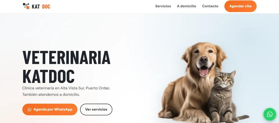 Sitio de Katdoc en escritorio